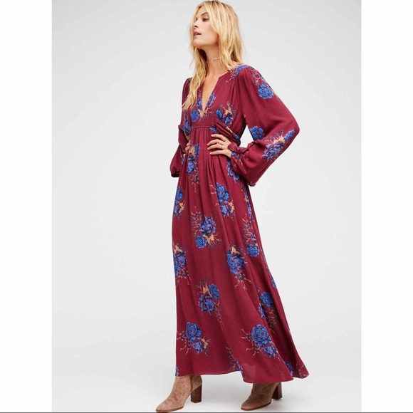 Free People Dresses & Skirts - Rare Free People Wild Laurel Boho Floral Dress